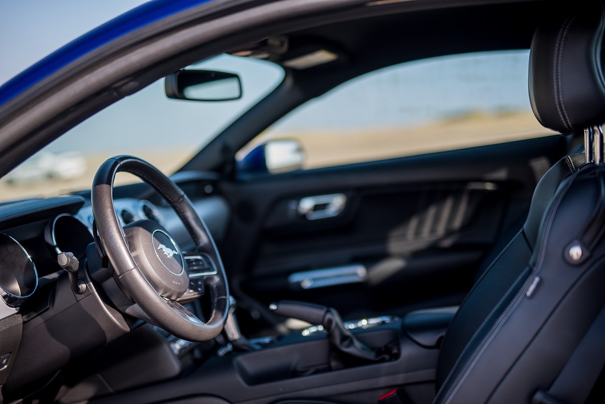 Ford Mustang GT steering wheel