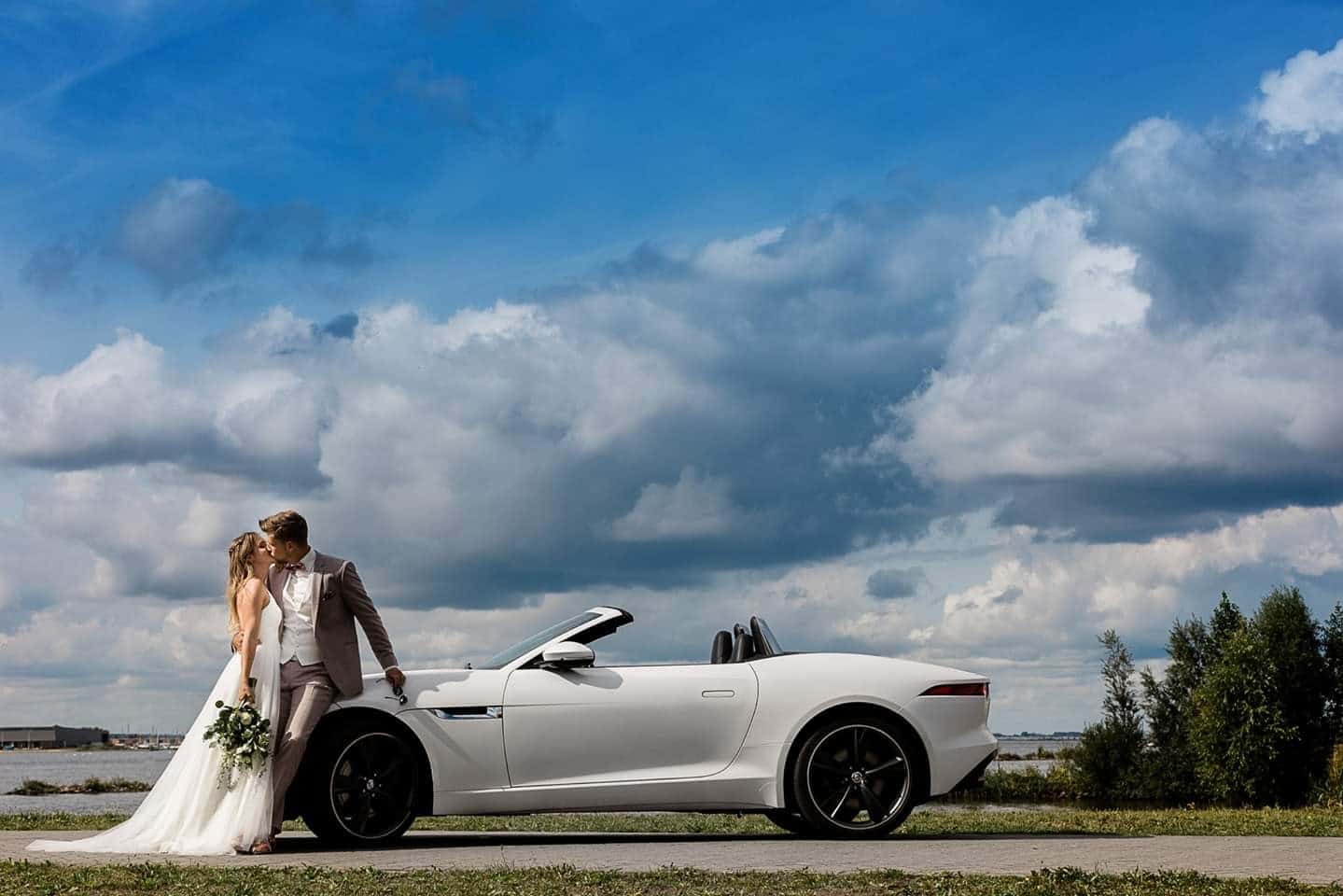 Jaguar F-Type white