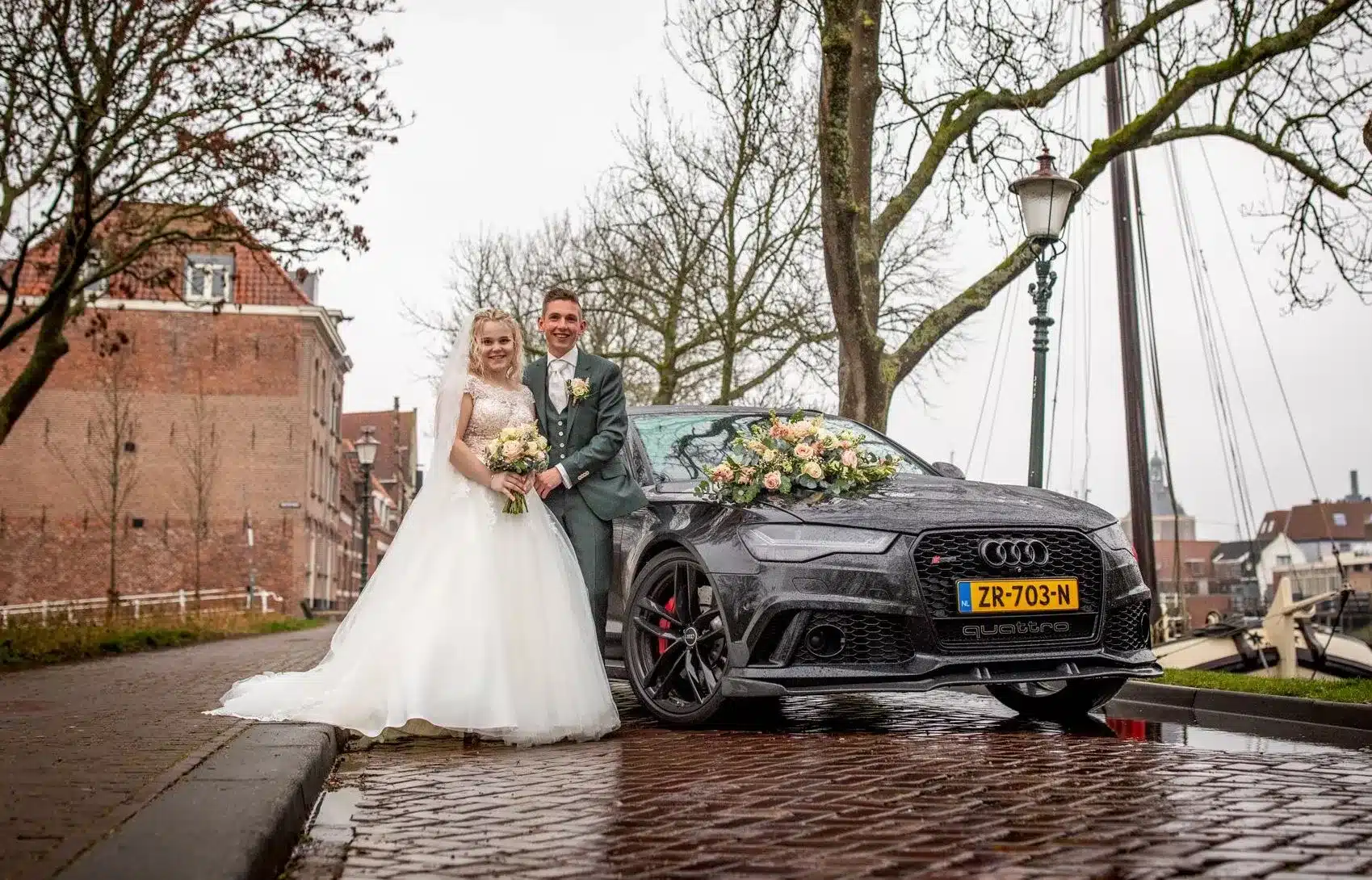 Trouwauto huren | JS trouwauto's | Audi RS6 performance